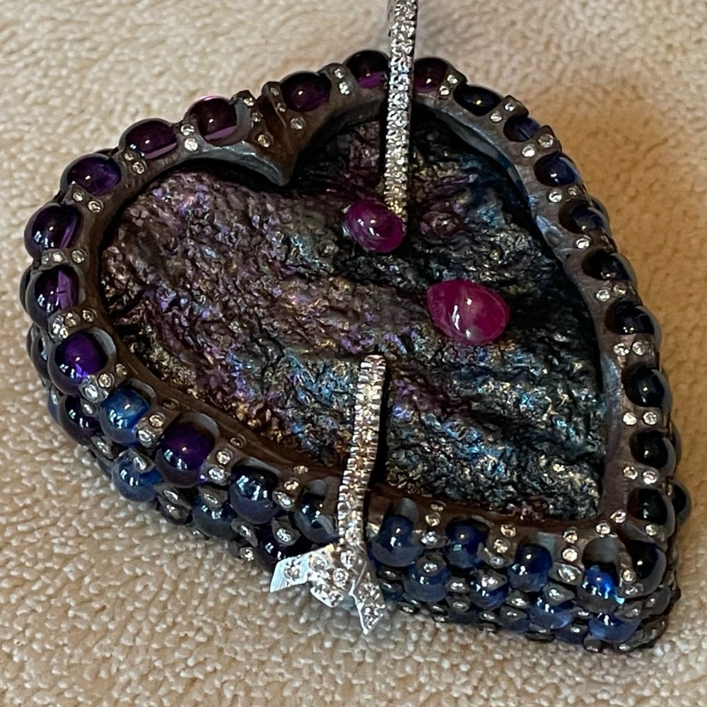 Rare LUZ CAMINO One-of-a-Kind Precious Convertible Heart - Picture 8 of 15